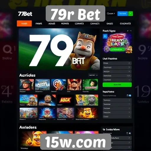Análise da interface do usuário do site 79r Bet